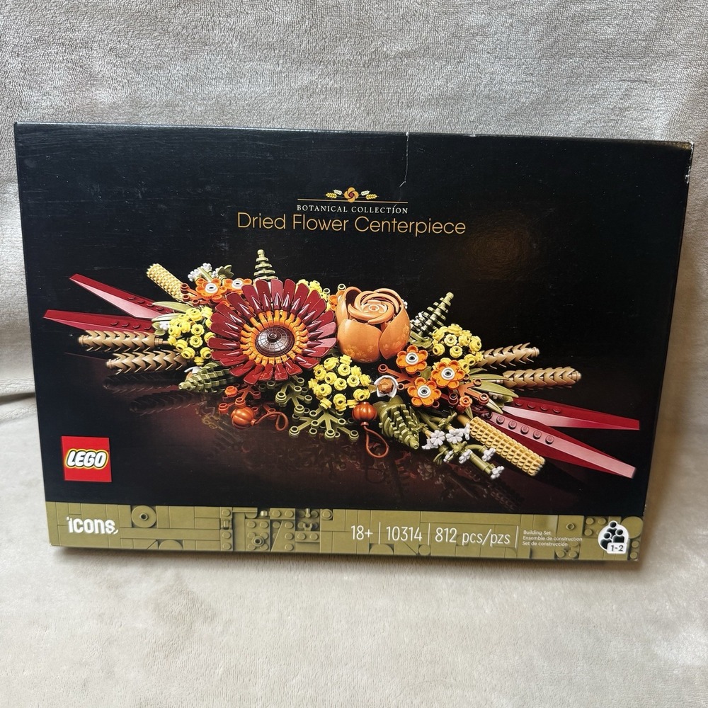 LEGO Icons 10314 Dried Flower Centerpiece Botanical NEW Sealed Retired